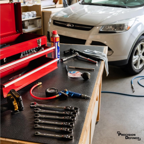 Tool Box Liner Professional Grade Precision Defined, 18" x 24 ft, Black | Tool Box Drawer Liner