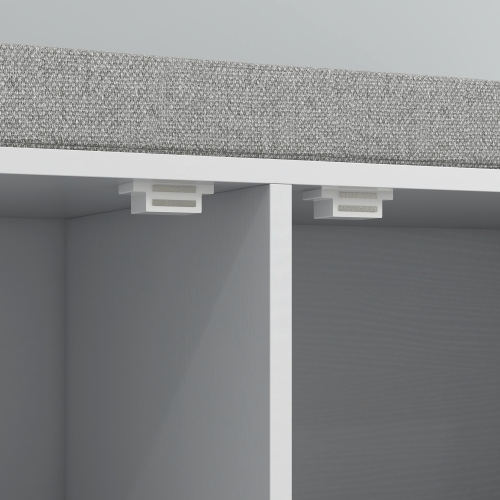 Banc à chaussures de HOMCOM avec coussin de siège, banc d'entrée, armoire à chaussures pour couloir, salon, 352 lb de soutien, blanc