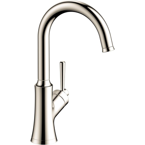 HANSGROHE  Joleena Brushed Nickel Bar Kitchen Faucet, Bar Sink Faucet Single Hole, Faucet