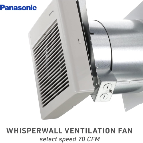 Panasonic FV-0511VFL1 WhisperFit DC Retrofit Ventilation Fan with Light, Dimmable LED Light and Nightlight