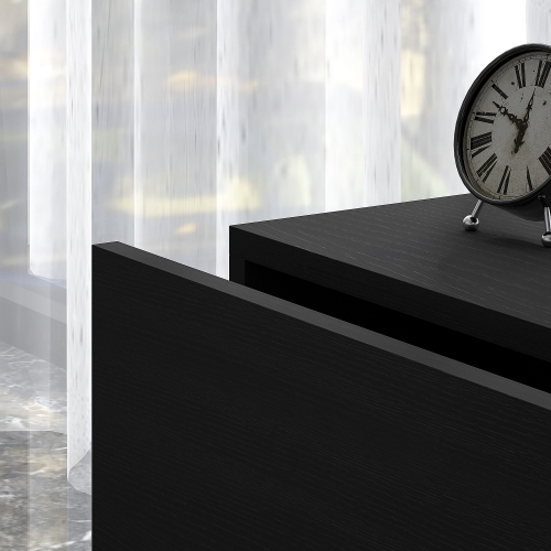 Table de chevet HOMCOM avec station de recharge et éclairage DEL, table de chevet avec ports USB et prises c.a., table d'appoint avec rangement et