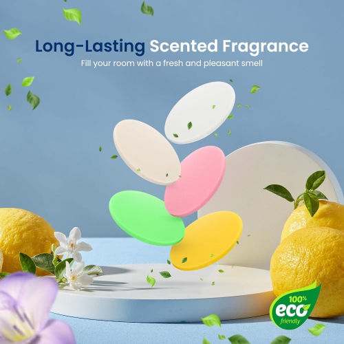 SereneLife Fragrance Scented Disc, 15 Fragrant Scents Suitable for Towel Warmer Bucket Convenient Size Fits in Most Air Freshener Holders Fresh Aroma