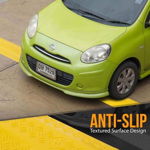 Pyle Durable Cable Ramp Protective Cover - 2,000 lbs Max Heavy Duty Drop Over Hose & Cable Track Protector, Safe in High Walking Traffic Areas