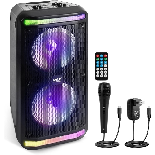 Pyle Canada PPHP2888B Portable Bluetooth Karaoke Speaker and Microphone System