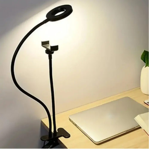 Phone stand 3.5-inch selfie ring light with phone stand 3 lighting modes