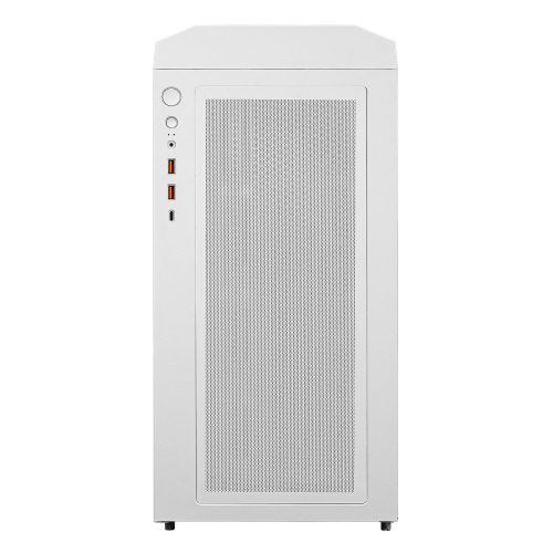 Cougar UNIFACE RGB Mid Tower ATX Computer Case, Tempered Glass Side Panel, 4 x 120mm ARGB Fans Pre-Installed, White
