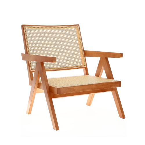 Valencia Zinnia Rattan Accent Chair, Natural