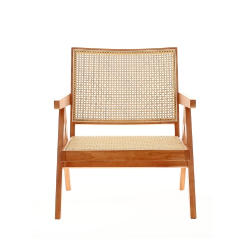 Valencia Zinnia Rattan Accent Chair, Natural