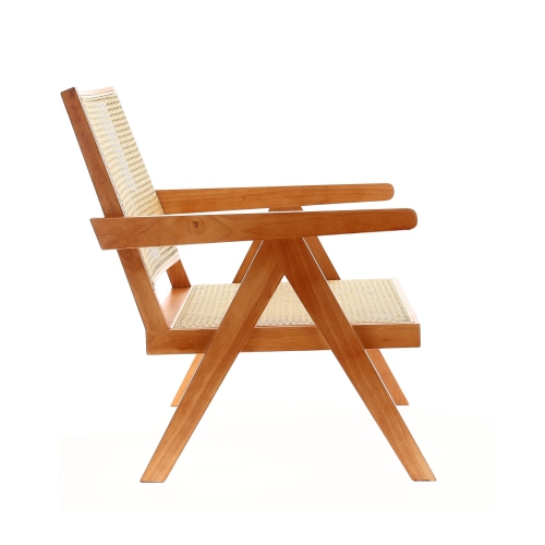 Valencia Zinnia Rattan Accent Chair, Natural