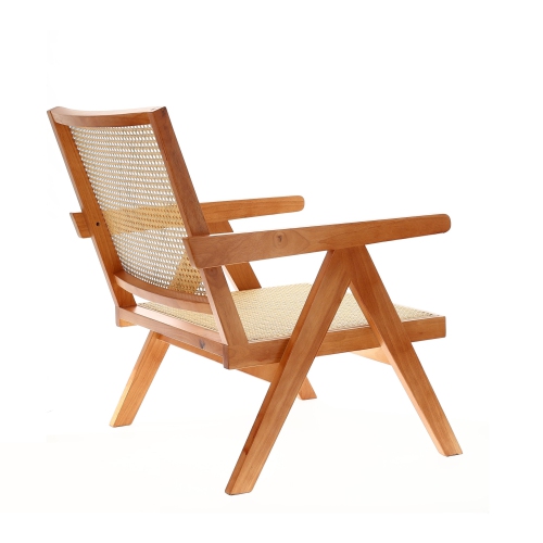 Valencia Zinnia Rattan Accent Chair, Natural