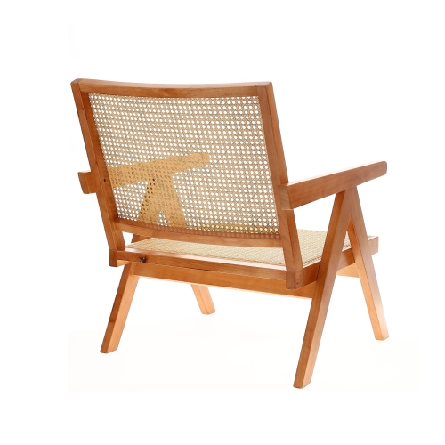 Valencia Zinnia Rattan Accent Chair, Natural
