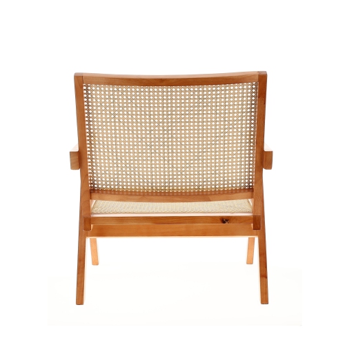 Valencia Zinnia Rattan Accent Chair, Natural