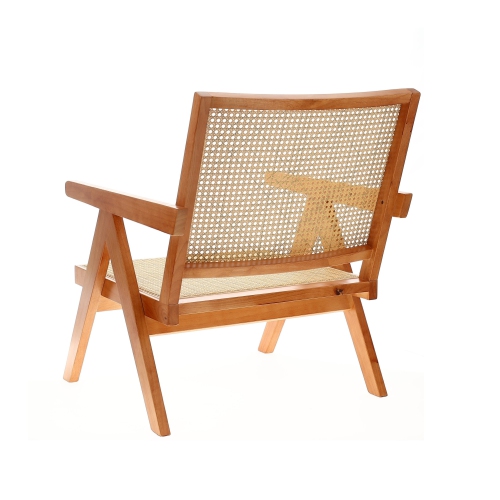 Valencia Zinnia Rattan Accent Chair, Natural