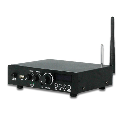 Amplificateur numérique à 2 canaux SecurLink 2 x 50&nbsp;W, 4-8&nbsp;Ohm, Bluetooth 5,0, télécommande