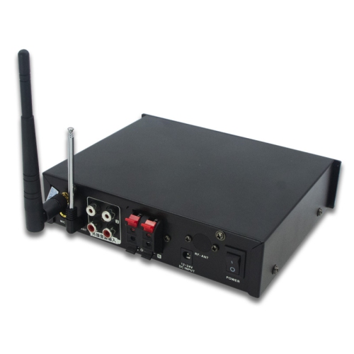 Amplificateur numérique à 2 canaux SecurLink 2 x 50&nbsp;W, 4-8&nbsp;Ohm, Bluetooth 5,0, télécommande