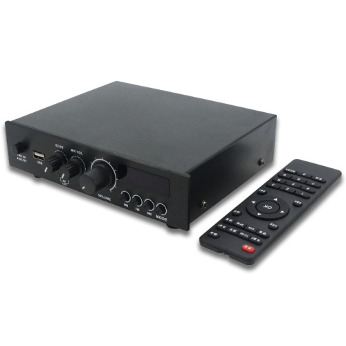 Amplificateur numérique à 2 canaux SecurLink 2 x 50&nbsp;W, 4-8&nbsp;Ohm, Bluetooth 5,0, télécommande