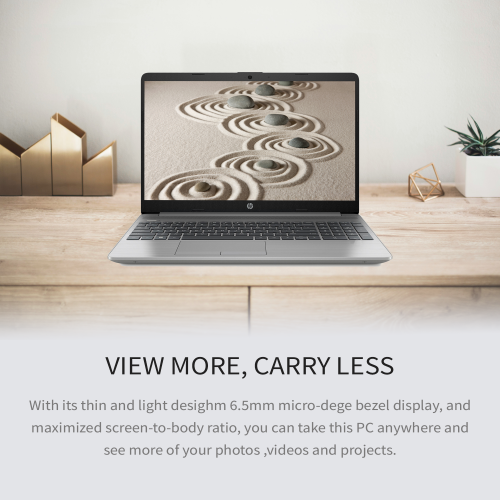 HP Essential 255 G8 Laptop, 15.6" FHD Display, AMD Ryzen 5 5500U, 32GB RAM, 2TB PCIe SSD, Webcam, SD Card Reader, HDMI, Wi-Fi 6, Windows 11 Pro, Dark