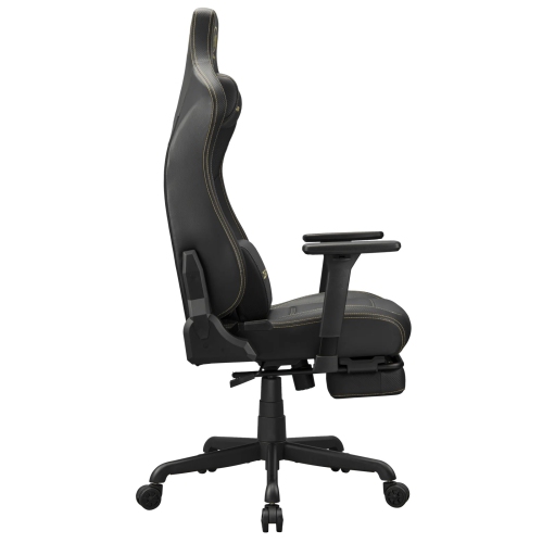 Cougar Armor Evo S Office Gaming Chair Retractable Footrest - Ergonomic, High Back Premium Breathable PVC Leather Reclining Backrest Headrest &