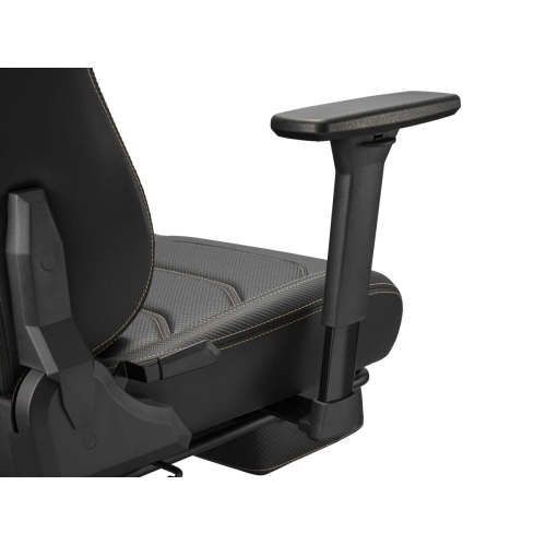 Cougar Armor Evo S Office Gaming Chair Retractable Footrest - Ergonomic, High Back Premium Breathable PVC Leather Reclining Backrest Headrest &