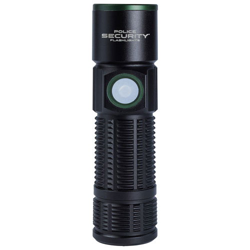 Lampe de poche USB rechargeable de Police Security - 550 lumens