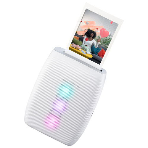 Imprimante Instax Mini Link 3 de Fujifilm pour téléphone intelligent - Blanc argile