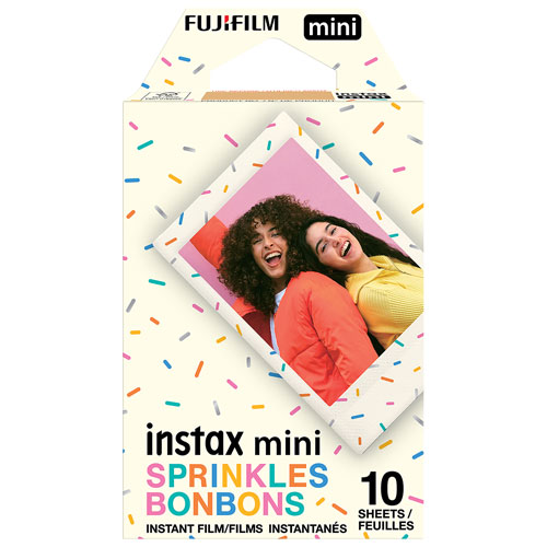 Image 1 of 5.. Fujifilm Instax Mini Instant Film - 10 Sheets - Sprinkles
