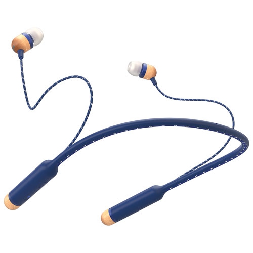 House of Marley Smile Jamaica In-Ear Bluetooth Headphones - Denim