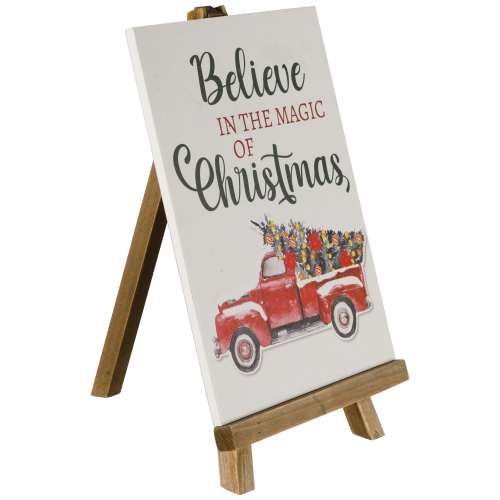 Believe in the Magic of Christmas Sign - 9.25"