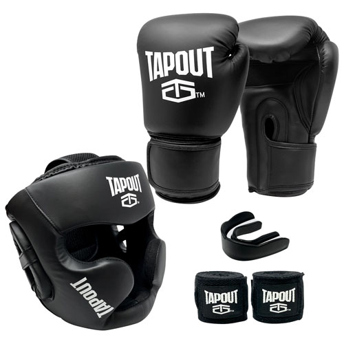 Ensemble de boxe 6 pièces de Tapout - Noir