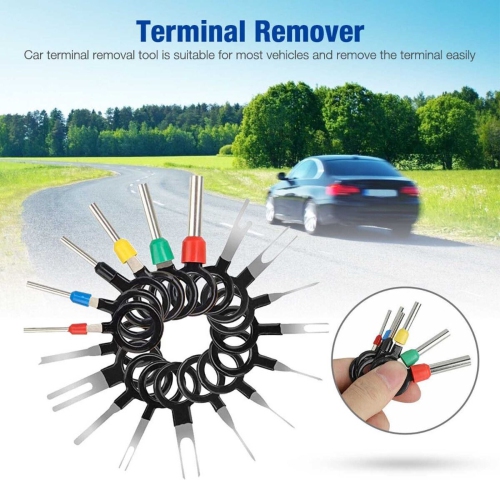 Terminal Ejector Kit,Needle Retractor, Auto Kit Car Terminal Removal Connector for Automotive Electrical Wiring Crimp Connector Pin and Car Repair
