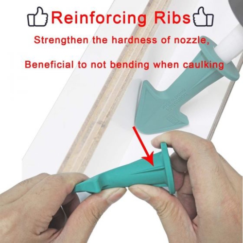 3pcs/set Silicone Caulk Nozzle Applicator Tool three different radius Nozzle Plus fulfill your need