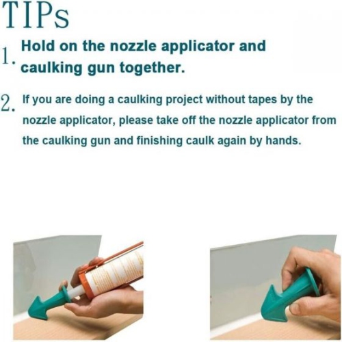 3pcs/set Silicone Caulk Nozzle Applicator Tool three different radius Nozzle Plus fulfill your need