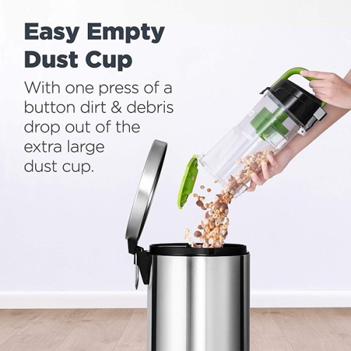 EUREKA 11.42 x 11.93 x 41.34 inch Ultra-Lightweight Compact Bagless Upright Vacuum Cleaner Lime Green