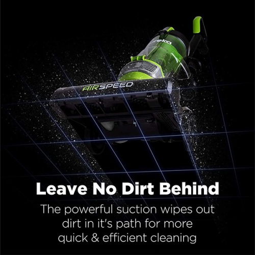 EUREKA 11.42 x 11.93 x 41.34 inch Ultra-Lightweight Compact Bagless Upright Vacuum Cleaner Lime Green