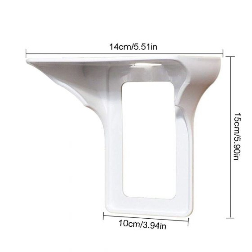 Tablette de recharge électrique Tablette murale Tablette murale pour étagère murale pour salle de bain et salle de cuisine Gestion des câbles Support