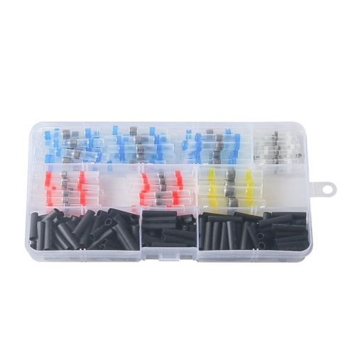 ISTAR Solder Butt Connector, Heat Shrink Butt Connector 300pcs and Remove Durable Stable Practical with Box for Heat Shrink Tube
