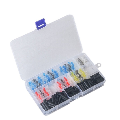 ISTAR Solder Butt Connector, Heat Shrink Butt Connector 300pcs and Remove Durable Stable Practical with Box for Heat Shrink Tube