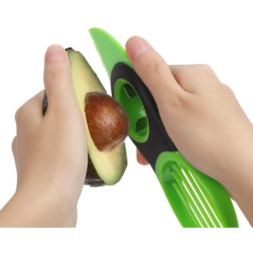 Avocado Slicer, Best 3 in 1 Avocado Cutter, Mango Cutter, Chiku Cutter, Banana Cutter Multifunctional ,Avocado Tool Cutter with Non Slip Grip Handle