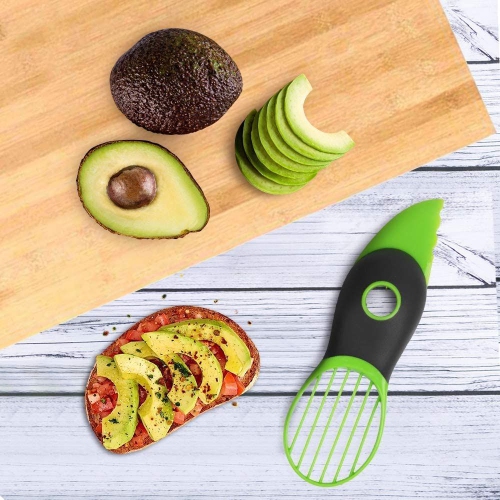 Avocado Slicer, Best 3 in 1 Avocado Cutter, Mango Cutter, Chiku Cutter, Banana Cutter Multifunctional ,Avocado Tool Cutter with Non Slip Grip Handle