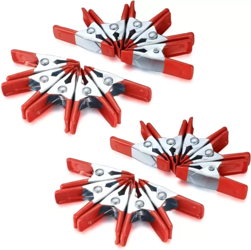 10 Pcs 2" Inch Metal Spring Clamps, Heavy Duty Spring Metal Clips Clamps