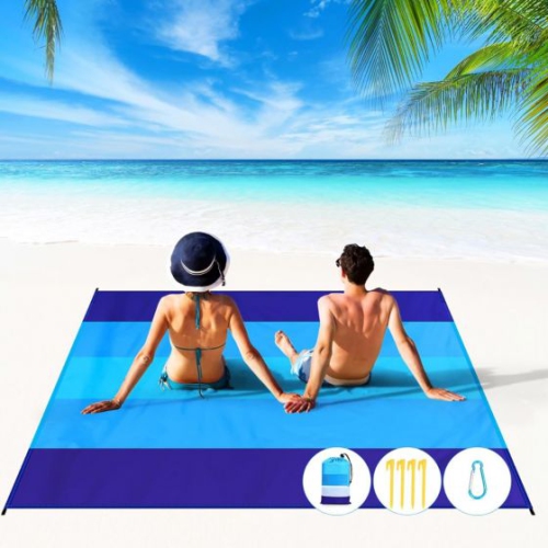 Couverture Très grand tapis de plage étanche surdimensionné à séchage rapide Couverture de pique-nique légère pour le camping, les voyages, les festi
