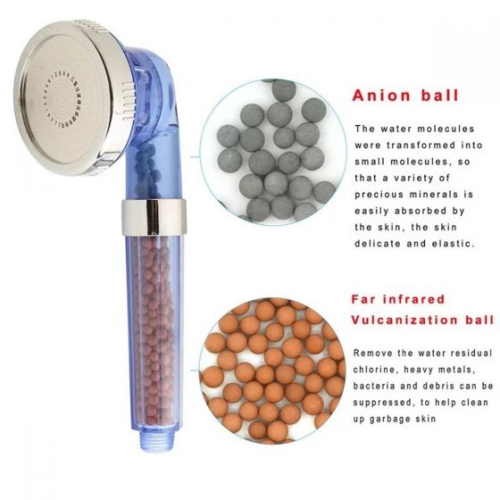 Pomme de douche turbo haute pression&nbsp;: Débit d'eau puissant pour une douche revitalisante