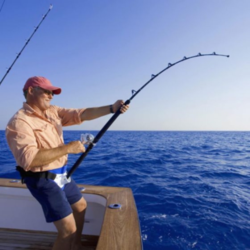 Fishing Rod Holder Belt with Rod Holder for Hands Free Fishing on Boats, Boat Adjustable Waist Gimbal Belt Fishing Pole Belt for Saltwater or