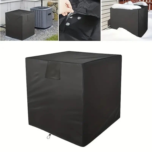 Air Conditioner Cover or for Barbecue Grills Cover- Durable AC Cover Water Resistant Fabric Windproof Design Outdoor Furniture Universal Cover with