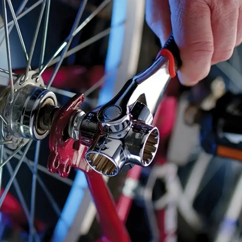 1 Pcs Spanner Socket Wrench, Multifunction Universal Wrench Socket Wrench Multifunction Wrench Tool with 360 Degree Rotating Head, Spanner Tool for