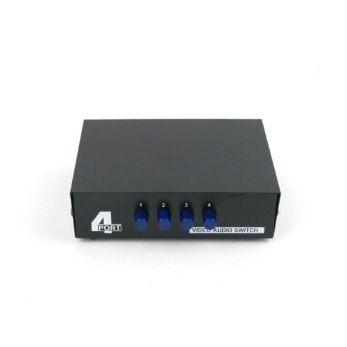 AV to HDM Converter RCA to HDMI Composite Switcher Video Audio 1080P 4 in 1 out