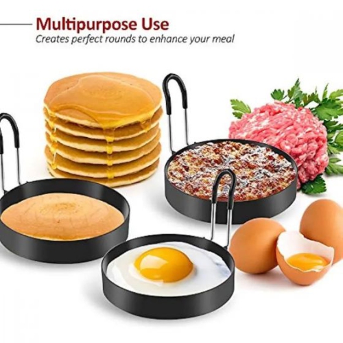 1Pc Stainless Steel Egg Shaper Egg Mold Cooking Tools Pancake Molds Ring