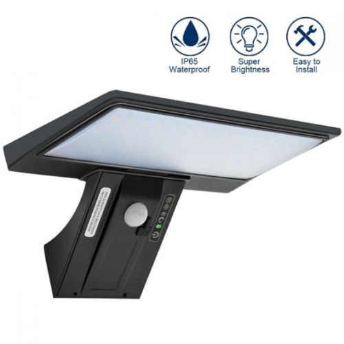 Lampe murale solaire à 90 DEL avec 4 modes, recharge USB et éclairage d'urgence : Éclairage extérieur lumineux, efficace et polyvalent