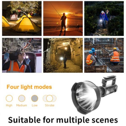 90000LM LED Flashlight USB Rechargeable Super Bright Tactical Torch Work Light