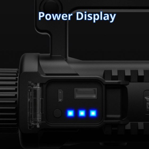 90000LM LED Flashlight USB Rechargeable Super Bright Tactical Torch Work Light